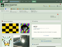 Tablet Screenshot of nathan12superman.deviantart.com