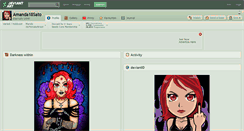 Desktop Screenshot of amanda18sato.deviantart.com
