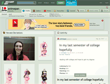 Tablet Screenshot of animepan.deviantart.com