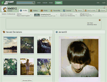 Tablet Screenshot of kle0012.deviantart.com