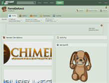 Tablet Screenshot of ferretdefunct.deviantart.com