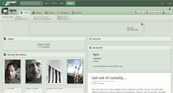 Desktop Screenshot of ligeia.deviantart.com