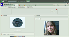 Desktop Screenshot of lightanddarklove.deviantart.com