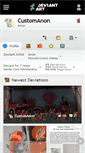 Mobile Screenshot of customanon.deviantart.com