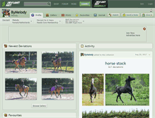Tablet Screenshot of bymelody.deviantart.com