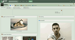 Desktop Screenshot of davou.deviantart.com