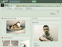 Tablet Screenshot of davou.deviantart.com