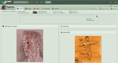 Desktop Screenshot of facenna.deviantart.com