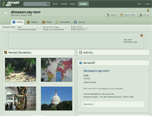 Tablet Screenshot of dinosaurs-say-rawr.deviantart.com