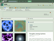 Tablet Screenshot of gadas.deviantart.com