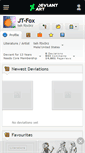 Mobile Screenshot of jt-fox.deviantart.com