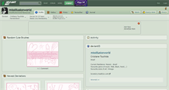 Desktop Screenshot of missillusionworld.deviantart.com