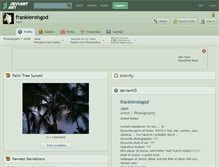 Tablet Screenshot of frankieroisgod.deviantart.com