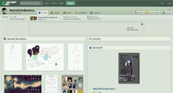 Desktop Screenshot of neuroticindecency.deviantart.com