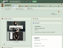 Tablet Screenshot of jaaaaason.deviantart.com