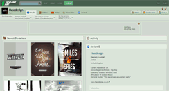Desktop Screenshot of hassdesign.deviantart.com