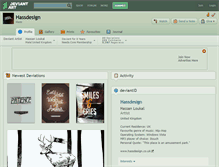 Tablet Screenshot of hassdesign.deviantart.com