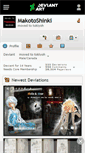 Mobile Screenshot of makotoshinki.deviantart.com