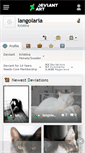 Mobile Screenshot of langolaria.deviantart.com