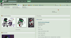 Desktop Screenshot of darkgentlemanpapagei.deviantart.com
