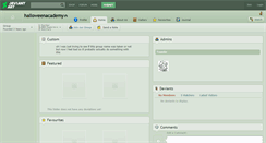 Desktop Screenshot of halloweenacademy.deviantart.com
