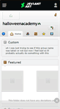 Mobile Screenshot of halloweenacademy.deviantart.com