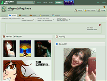 Tablet Screenshot of milagroslapinguinera.deviantart.com