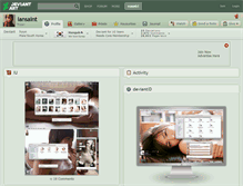 Tablet Screenshot of lansaint.deviantart.com