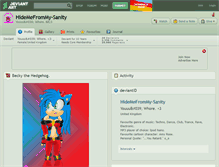 Tablet Screenshot of hidemefrommy-sanity.deviantart.com