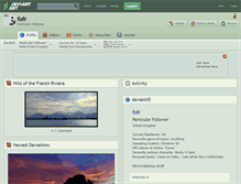 Tablet Screenshot of fofr.deviantart.com