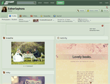 Tablet Screenshot of esthersephora.deviantart.com