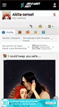 Mobile Screenshot of akita-sensei.deviantart.com