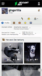 Mobile Screenshot of gingerillla.deviantart.com