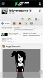 Mobile Screenshot of ladyvengeance16.deviantart.com