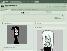 Tablet Screenshot of ladyvengeance16.deviantart.com