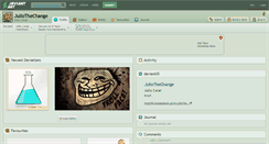 Desktop Screenshot of juliothechange.deviantart.com