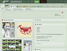 Tablet Screenshot of eicee.deviantart.com