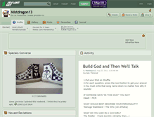 Tablet Screenshot of mistdragon13.deviantart.com