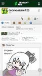 Mobile Screenshot of cecexsasuke123.deviantart.com
