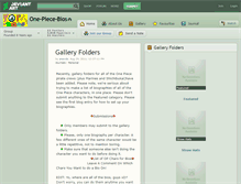 Tablet Screenshot of one-piece-bios.deviantart.com