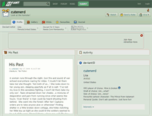 Tablet Screenshot of cutenerd.deviantart.com