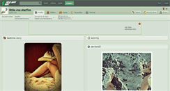 Desktop Screenshot of little-me-starfire.deviantart.com