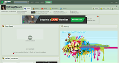 Desktop Screenshot of mistressofdeceit.deviantart.com