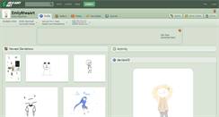 Desktop Screenshot of emilyrheaart.deviantart.com