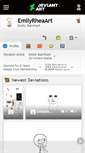 Mobile Screenshot of emilyrheaart.deviantart.com