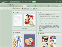 Tablet Screenshot of hcmr-club.deviantart.com