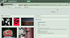 Desktop Screenshot of deepmelancholy.deviantart.com