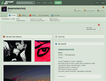 Tablet Screenshot of deepmelancholy.deviantart.com