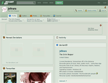 Tablet Screenshot of jelinara.deviantart.com