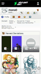 Mobile Screenshot of mono0.deviantart.com